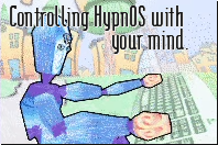 text 'control hypnOS with your mind'
