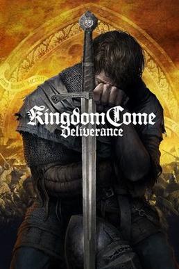 cover art of kingdom come deliverance ft. Henry kneeling with a sword