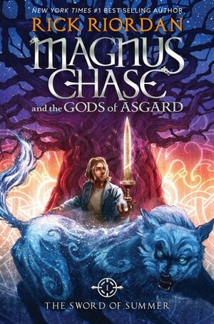 book cover of the sword of summer by rick riordan
